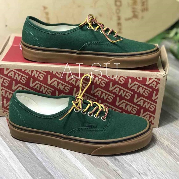 NWT VANS Authentic Gumsole Eden Boot Lace Green W - Picture 3 of 7